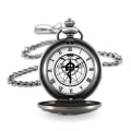 Pikkukuva 1 / 4: Hopeinen Fullmetal Alchemist taskukello ketjulla, laatikko, kaulakoru, riipus, anime-tuote Zf1587 Default Title