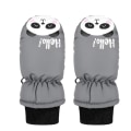 Miniatyrbilde 7 av 9: 1 par vinter utendørs hansker for barn Småbarn Barn Baby Gutter Jenter Ski Hansker Vanntett Sport Snøvotter Black One  Size