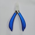 Miniatyrbild 4 av 4: Grå Nagelbandsax Nagelknipsare Kombinationsset Hushåll Spetsig Olecranon Tång Pedikyr Two-in-one bent nose plier Red