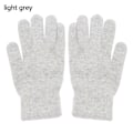 Miniatyrbillede 1 af 11: 2023 Elastiske Handsker med Fuld Finger Varme Tykke Cykelkørsel Mode Kvinder Mænd Vinter Varme Strikkede Uldne Udendørs Handsker Light Grey One Size
