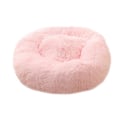 Miniatyrbilde 1 av 11: Deluxe Fluffy Ekstra Stor Hundeseng Vaskbar Rund Kjæledyrsofa Kattesenger Matte Hundepute Pute Kjæledyrseng Pink 80cm