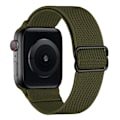 Miniatyrbilde 11 av 11: Nylonstropp for Apple Watch-reim 44 mm 40 mm 41 mm 45 mm Justerbar elastisk solo loop-beltearmbånd Apple Watch Series 7 6 se 5 4 3 Spearmint 42mm - 44mm - 45mm