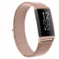 Miniatyrbilde 3 av 11: Magnetisk Milanese-reim i metall for Fitbit Charge 4 3, erstatningsarmbånd for Fitbit Charge 3 SE, reim for menn og kvinner Wine Red Size S