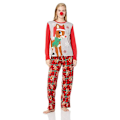 Pikkukuva 3 / 4: Joulu Pyjamat Yhteensopivat Perhe Pyjamat Uusimmat Pjs Asut Joulu Pyjamat Uusi Vuosi Kotiasu Puku Red Kid-4T