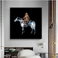 Pikkukuva 1 / 5: Beyonc Renaissance Beyonc hip-hop musiikkialbumi tähti kangasmaalaus juliste HD-tulosteet seinätaide elämä kodin sisustus Violetti 42x60 CM Ei kehystä Purple 42x60 CM No Frame