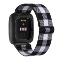 Pikkukuva 8 / 11: Elastinen kudottu lenkkihihna Fitbit Versa 3 2 Versa Lite -rannekkeelle, säädettävä nyloninen urheiluranneke Fitbit Sense -rannekkeelle Green Arrow For Versa 2 Versa 1