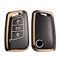 Miniatyrbillede 6 af 8: Nyt TPU Bilnøgle Etui Cover Taske Til Passat B8 Magotan Til Skoda Superb A7 Kodiaq Seat Skal Fob White