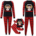 Miniatyrbild 1 av 4: Julpyjamas Matchande Familj Pyjamas Kupokasi Set Rutig Pappa Mamma Barn Sovkläder Mamma Jul Pj's Kläder Toppar+Byxor ST-A Dad  XXL
