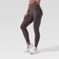 Pikkukuva 7 / 11: Joogahousut Korkea Vyötärö Push Up Joustavat Treenileggingsit Naisille Dark Orange L