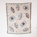 Miniatyrbillede 1 af 11: Nordisk Plaider til Seng Sofabetræk Stueindretning Sofaplaid Fritid Sengetæppe Udendørs Camping Picnic Måtte Boho Tapestry XT07-12 130X160cm