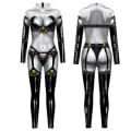 Miniatyrbillede 1 af 4: Evil Ernie Lady Death Hope Silm Jumpsuit Catsuit Sexet Kvinde Cosplay Kostumer Halloween Bodysuit A L