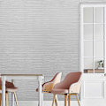 Miniatyrbilde 1 av 5: Moderne 3D Tapet med Tretstruktur, Off White
