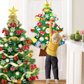 Miniatyrbillede 5 af 11: DIY Filt Juletræ Glædelig Jul Dekoration til Hjemmet Navidad Nytårsgaver 2023 Julepynt Julemand Juletræ 3
