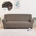 Miniatyrbillede 6 af 9: Elastisk sofabetræk med krydsmønster Strækbart sofabetræk til stue Sofabetræk til sofa Sofabetræk til kærlighedssæde Y 24 3-seater 190-230cm