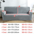 Miniatyrbilde 7 av 7: Fløyelsmykt plysj L-formet sofatrekk for stue, elastisk møbelsofabeskytter sjeselong hjørnesofatrekk stretch Beige Part A-A 135-175cm