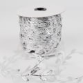 Miniatyrbilde 1 av 11: 10 meter silke bladformet kunstig blomst grønne blader for hjem bryllupsdekorasjon DIY krans scrapbooking håndverk falsk blomst Silver