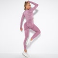 Pikkukuva 4 / 11: Jooga-asu Naisten Urheilu Juoksu Treenaus Pitkähihainen Puku Hip Joogahousut Watermelon red M