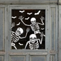 Miniatyrbilde 9 av 11: Store, flyttbare Happy Halloween-klistremerker Blodhender Halloween-dekorasjoner til hjem, bad, toalett, skrekkvinduer, veggklistremerker Style 28