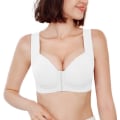 Miniatyrbild 3 av 5: Sexiga BH:ar med Frontknäppning för Kvinnor Plus Size Underkläder Sömlös Push Up BH Väst Topp Sexig BH Lavender 48C