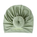 Miniatyrbillede 1 af 11: Hat Dame Forår og Sommer Donut Ærme Hue Tam-O'-Shanter Forældre-Barn Hue #13 light green Average size