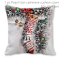 Miniatyrbild 1 av 11: Jultomten Jul Dörrmatta Kuddfodral Juldekorationer för Hemmet 2023 Navidad Ornament Julgransprydnader Nyårspresenter Pillowcase - B001