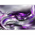 Pikkukuva 5 / 5: Itseliimautuva seinätarra - Violetit pyörteet 98x70 cm 98x70 cm