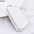Pikkukuva 1 / 11: TPU Auton Avaimen Kotelo Suojus Avaimenperä Polo Tiguan Passat B5 B6 B7 Golf MK Jetta Skoda Kodiaq Superb Octavia Seat Jne D style White