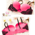 Pikkukuva 1 / 4: Pitsiliivit Seksikkäät Push Up Rintaliivit Naisille Muoti Naisten Kaarituelliset Kukka Bralette Kerää Rintaliivit Pink 36A