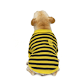Pikkukuva 11 / 11: Bulldog-lemmikkivaatteet syksyyn ja talveen raidallisella kuviolla Yellow XXL