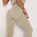 Pikkukuva 6 / 11: Joogahousut Push Up Leggingsit Naiset Kuntosali Urheilu Fitness Jooga Leggingsit Red M