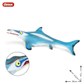 Miniatyrbilde 1 av 11: Oenux Stor Størrelse Havliv Dyr Myk Hvithai Stor Hai Actionfigurer Modell Livaktige Pedagogiske Leker For Barn Gave without box12