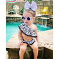 Miniatyrbillede 5 af 10: Badedragt Børne Delt Bikini Ko Delt Badetøj Swimwear 80cm