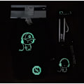 Miniatyrbilde 4 av 11: Anime Selvlysende Oxford Skolesekk Dagstursekk Skulderveske Under 15,6 tommer med USB-ladeport og Lås Skoleveske for Gutter Jenter B medium size 1 set
