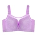 Miniatyrbillede 2 af 3: Full Coverage BH'er til Kvinder Plus Size Blonde BH med Mesh E F Skål Push Up Undertøj Black 48E