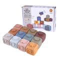 Miniatyrbillede 10 af 11: Spædbarns Puslespil Byggeklodser Kognitiv Lindring Firkantede Bløde Byggeklodser Jenga Vinyl Byggeklodser af Fleksible Lim Legetøj Koala soft rubber Square 6PCs