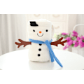 Miniatyrbillede 1 af 4: Julegave Kreativ Julemand Tæppe Tegneserie Dobbeltsidet Flanel Snemand Tæppe Snowman Large size (1.2 m * 1.7 m)
