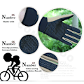 Miniatyrbild 4 av 11: Sommar Taktiska Handskar för Män Lätta Ventilerande Ridhandskar Cykel Halkfria Hel Finger Halv Finger Handskar Fiske half-black L