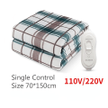 Miniatyrbillede 7 af 7: 220V EU Stik Elektrisk Varmetæppe Automatisk Termostat Dobbelt Kropsvarmer Sengemadras Elektriske Opvarmede Tæpper Måttevarmer blanket Advanced 150x180cm