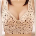 Miniatyrbillede 1 af 5: Sexet Push Up BH Printet Messingtråd Løs Bralette Bryst BH'er til Kvinder Undertøj Plus Størrelse Beige 36/80B