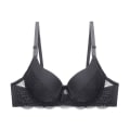 Pikkukuva 4 / 7: Seksikkäät pitsiliivit naisille, säädettävät, vuorittomat, kaarituelliset, erittäin ohuet liivit, naisten rusettikukkaliivit, Bralette White 38C