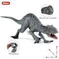 Miniatyrbild 1 av 8: Oenux Original Vild Jurassic Indominus Rex Mosasaurus Actionfigurer Tyrannosaurus Dinossauro Värld Djur Modell Leksak för Barn without box2