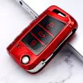Miniatyrbild 4 av 10: För MK7 GTI 7 Golf 7 Golf R Skoda Octavia A7 SEAT Bil TPU Vikbar Nyckelskydd Väska Fodral Hållare Skydd Nyckelring red keychain