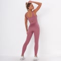 Pikkukuva 4 / 6: Eurooppalainen ja amerikkalainen jooga fitness urheilu liivipuku saumaton raidallinen jacquard rintaliivit fitness joogavaatteet leggingsit naisille 6097 bra set-Green M
