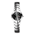 Miniatyrbillede 5 af 11: Automatisk Quartz Ikke-Mekanisk Wolfram Stål Farve Stålbånd Parur Lysende Kalender Herre og Dame Vandtæt Studenterur Black with black plate for men