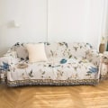 Miniatyrbillede 1 af 5: Blomstret fugl sofa overkast vægdekoration gobelin Sofabetræk Flowers and birds 180*180