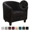 Miniatyrbillede 9 af 11: Vaskbart sofaovertræk Black