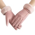 Miniatyrbild 1 av 11: Söta lurviga varma handskar höst och vinter damhandskar fullfingerhandskar dam utomhussporthandskar damhandskar skärm 14 One Size