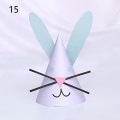 Miniatyrbillede 1 af 11: Børnefødselsdagshat Guld Paillet Fødselsdagshuer Prins Prinsesse Krone Fødselsdagsfest Dekoration Søde Kaninhatte Baby Shower Gaver Style  15