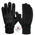 Miniatyrbilde 7 av 8: Vinterhansker -10℉ 3M Thinsulate Termiske Hansker Kaldt Vær Varme Hansker Løpehansker Berøringsskjerm Sykkelhansker for Menn Kvinner Dark-gray XL