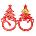 Miniatyrbillede 1 af 11: Julepynt Juleprodukter Snemand Gevirer Julebriller Dekoration Festartikler Red Christmas tree
